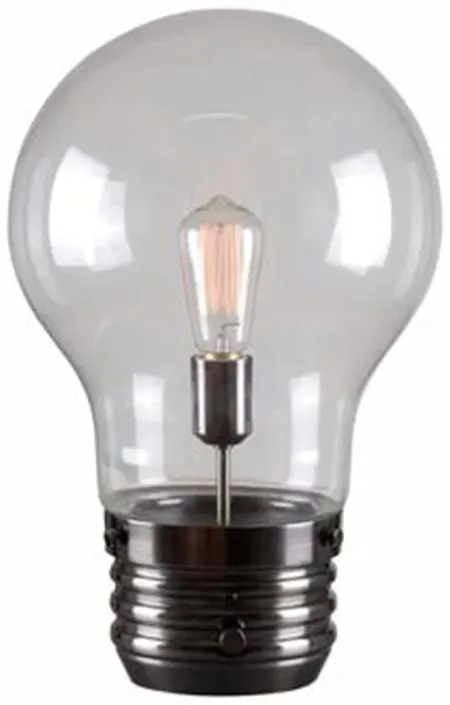 Edison Light Bulb Table Lamp 18"H