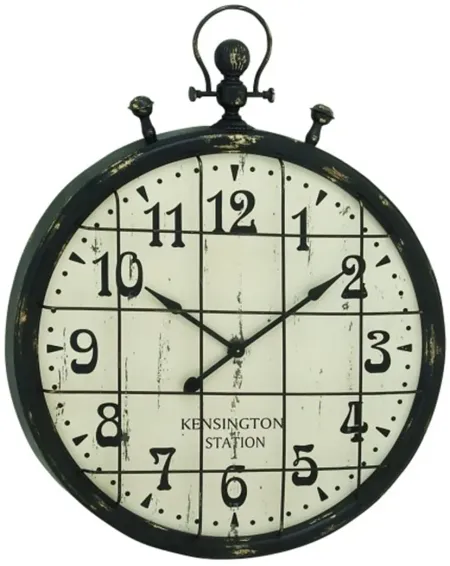 Kensington Station Wall Clock 39"W x 50"H