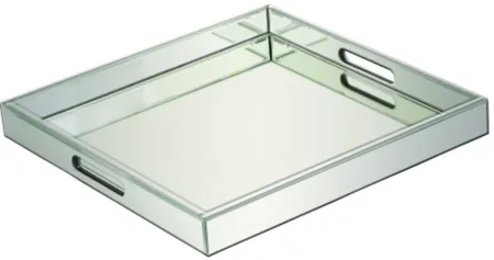 Square Mirrored Tray 20"W x 20"H