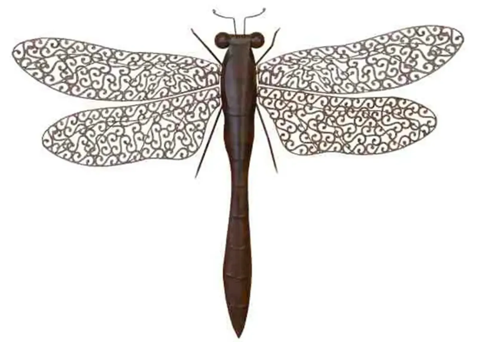 Metal Dragonfly Wall Décor 37"W x 27"H