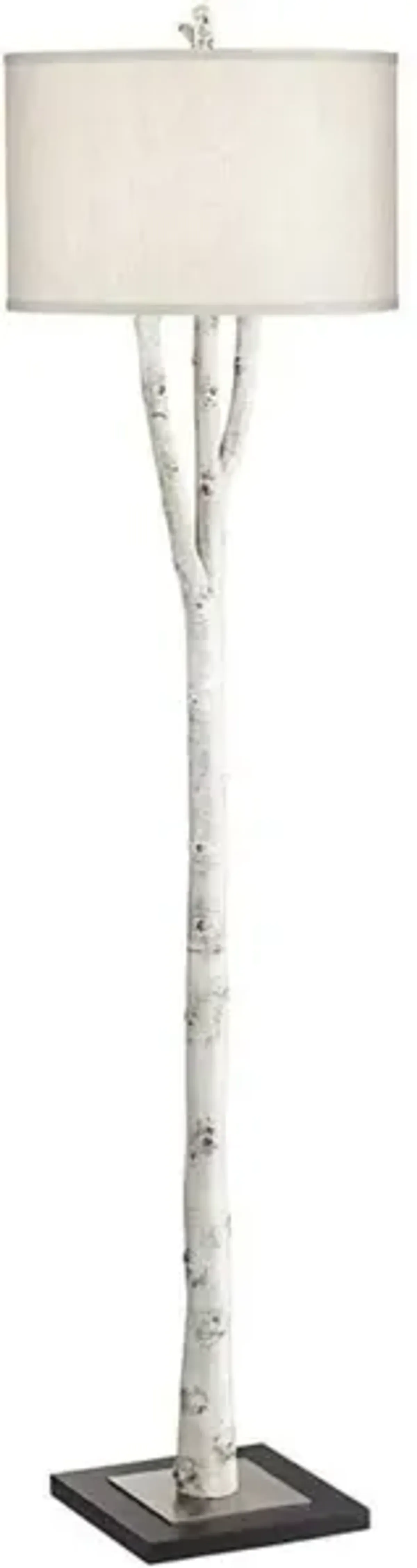 Faux Birch Tree Floor Lamp 68.5"H