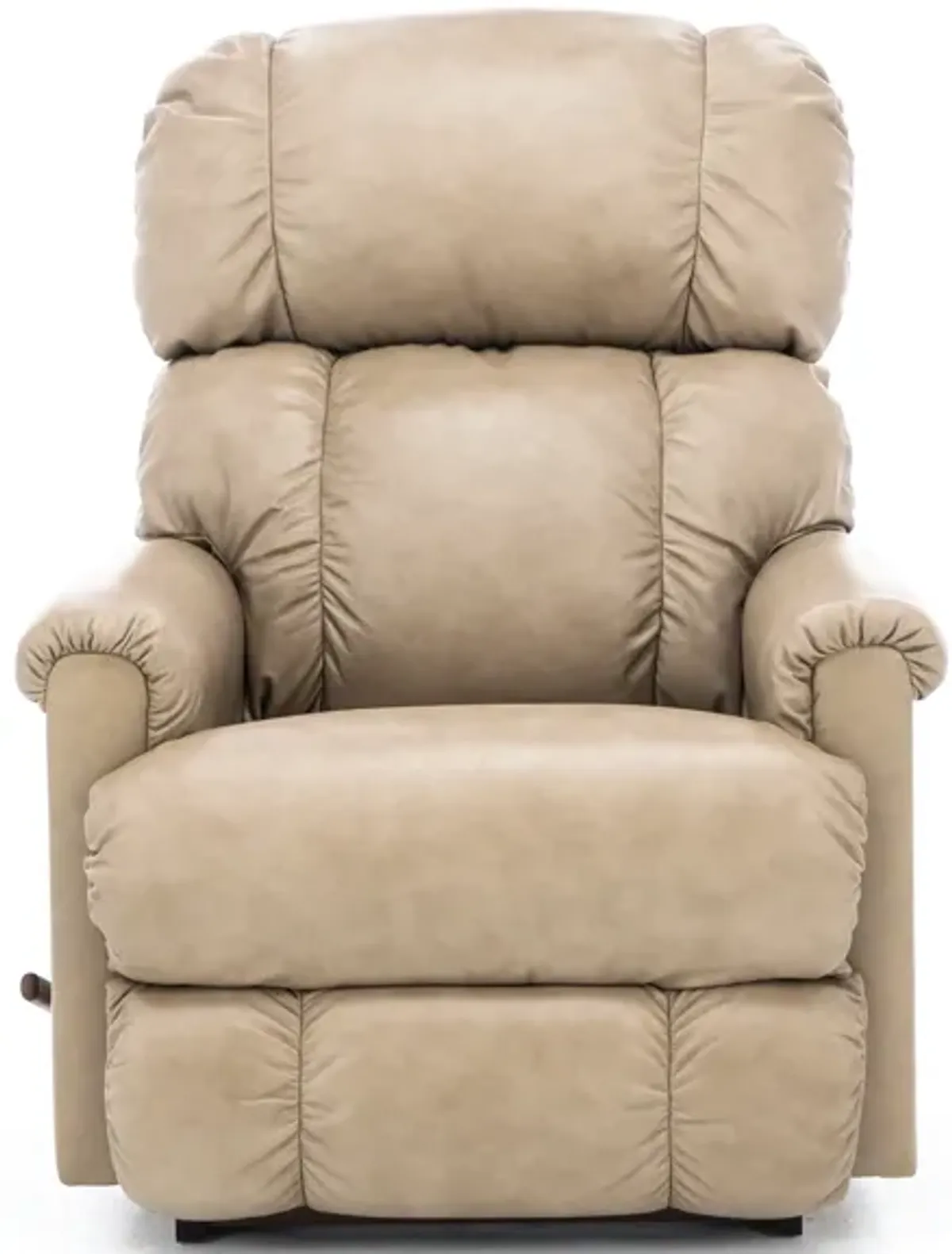 Pinnacle Leather Rocker Recliner in Dune