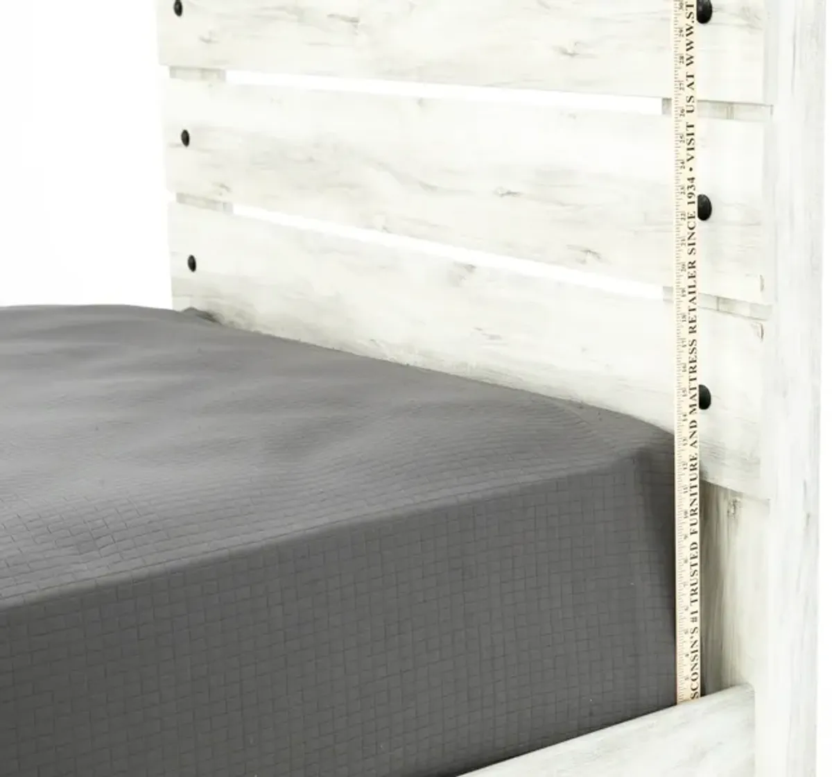 Dylan White Full Panel Bed