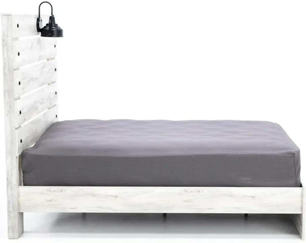 Dylan White Full Panel Bed