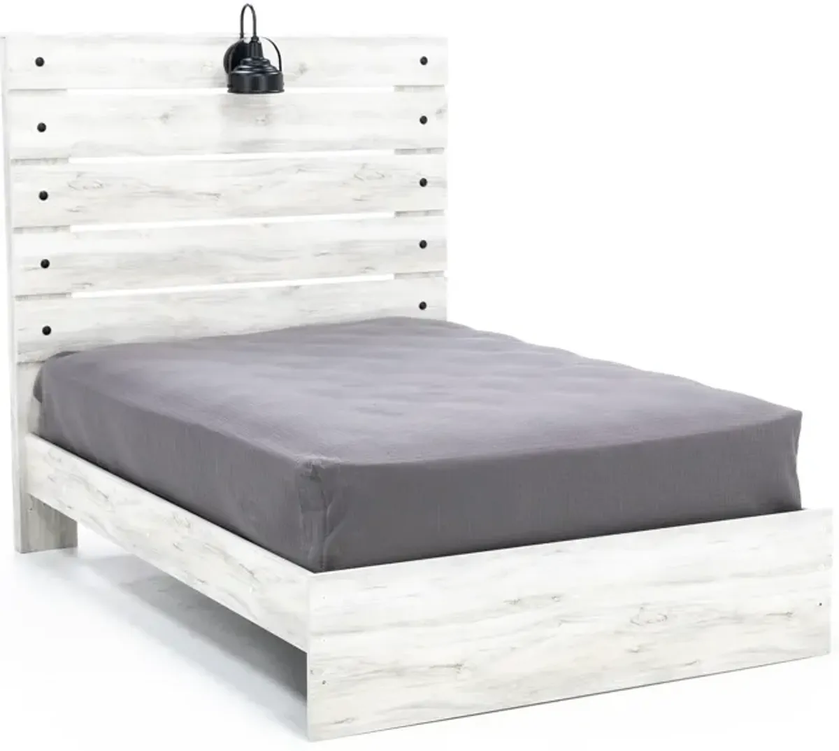 Dylan White Full Panel Bed