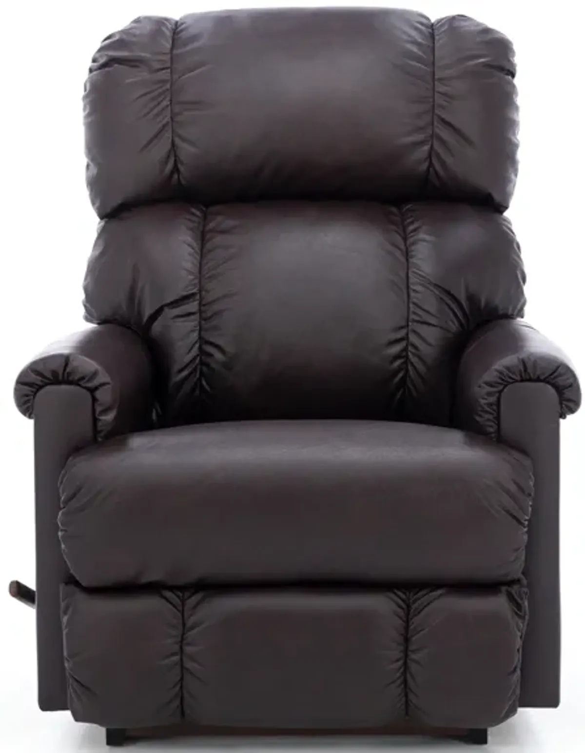 Pinnacle Leather Rocker Recliner in Cedar