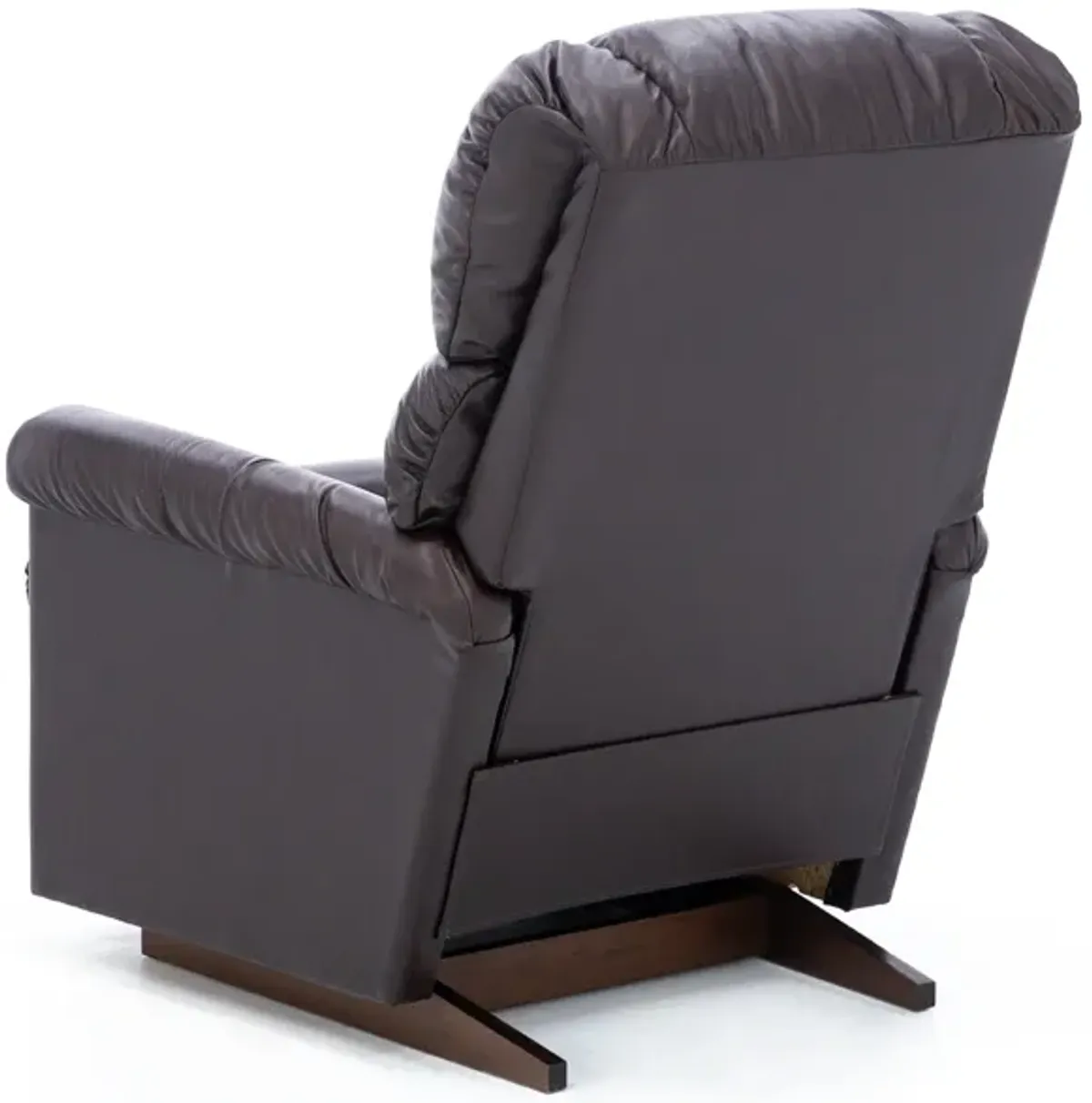 Pinnacle Leather Rocker Recliner in Cedar