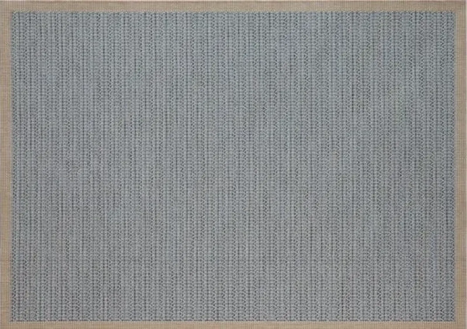 North Shore Sky Blue Patio Area Rug 7'10"X 10'