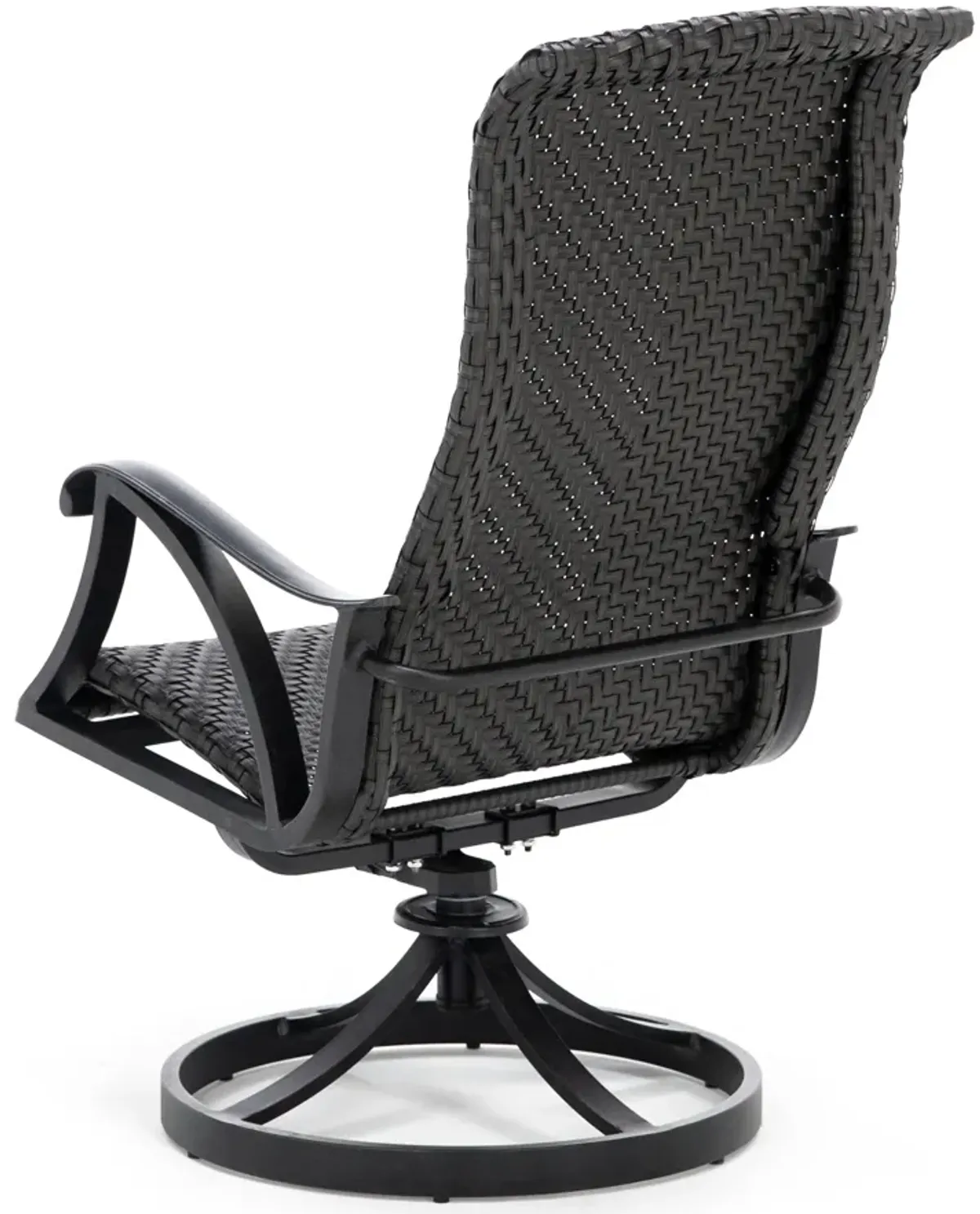 San Tropez Wicker Swivel Rocker Chair