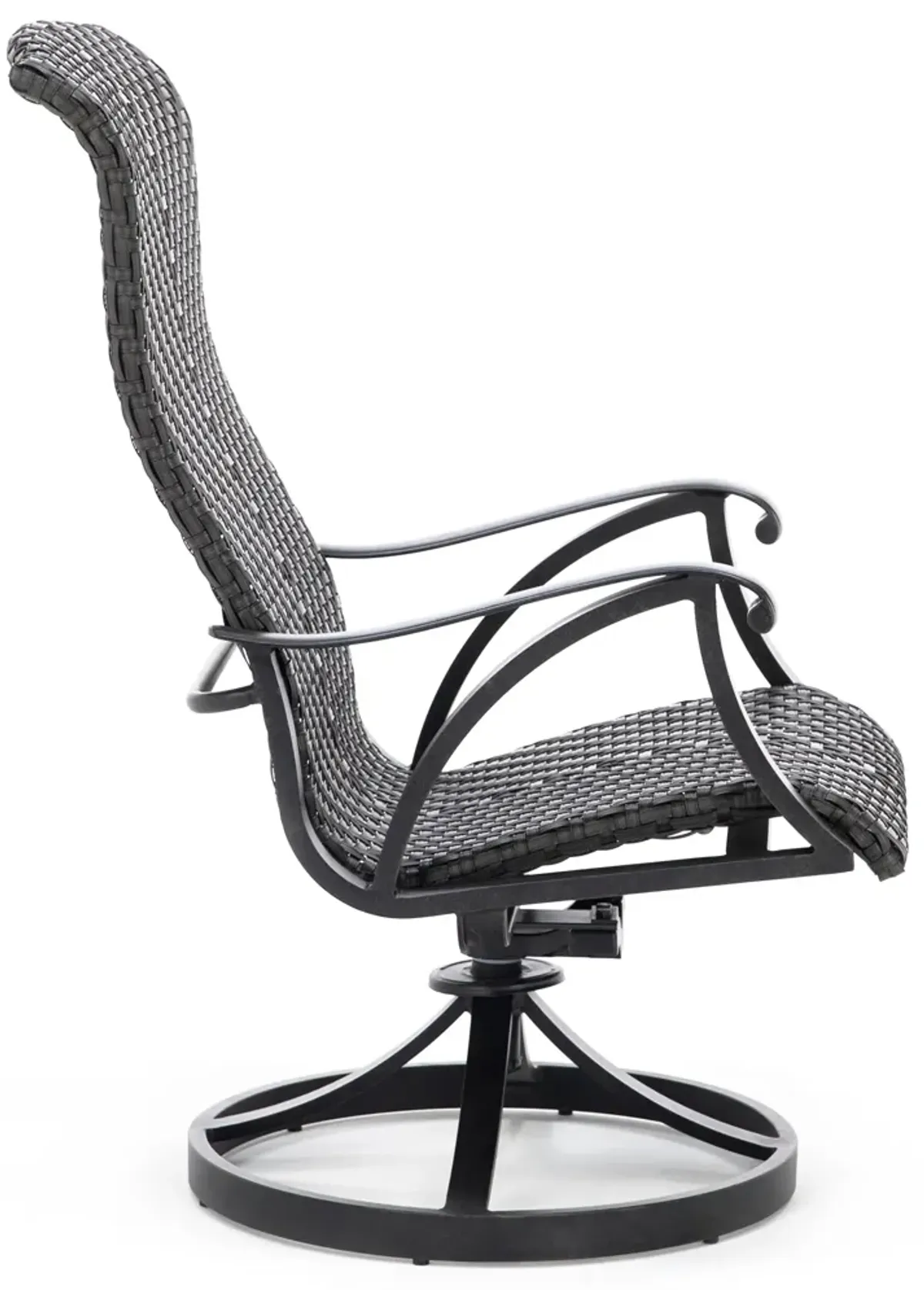 San Tropez Wicker Swivel Rocker Chair