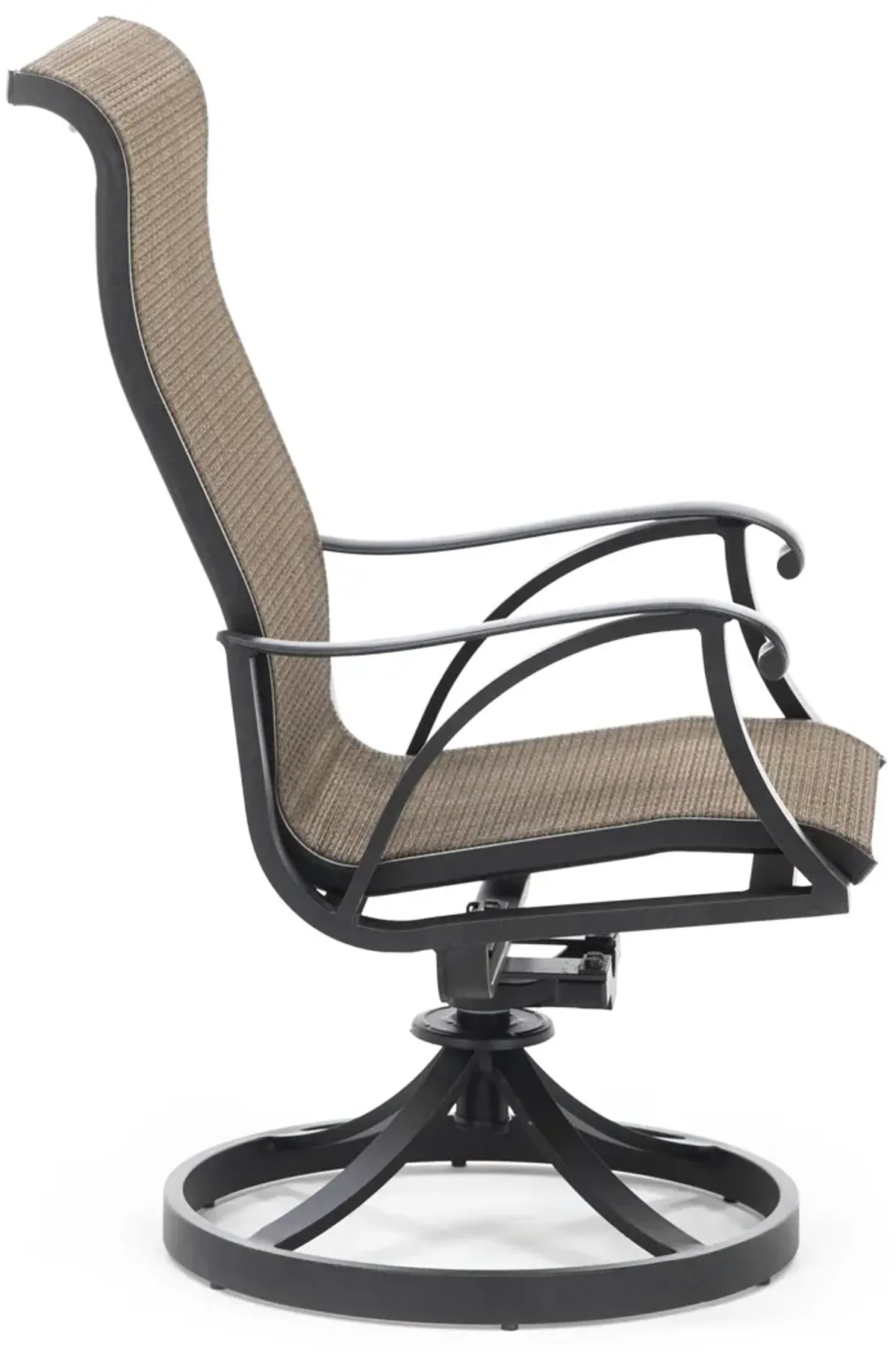 San Tropez Sling Swivel Chair