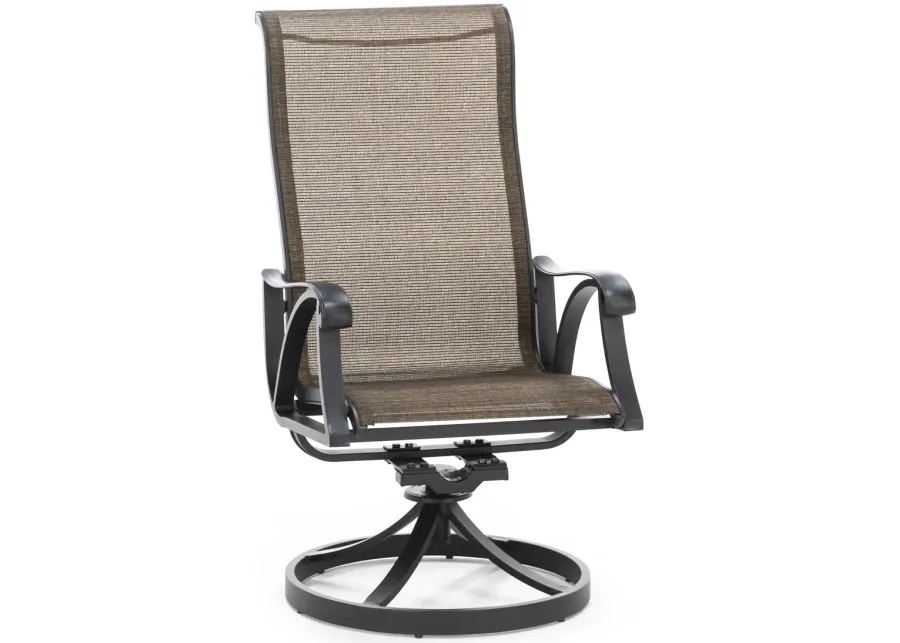 San Tropez Sling Swivel Chair