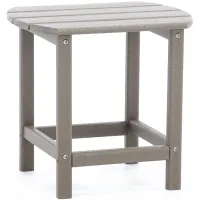 Weathered Wood End Table