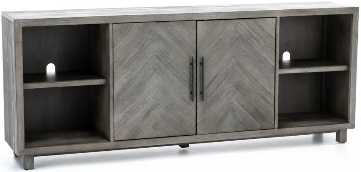 Chevron 80" Entertainment Console