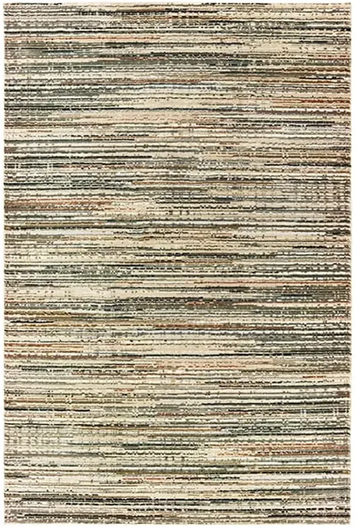 Bowen Multi Stripe Area Rug 5'3"W x 7'3"L