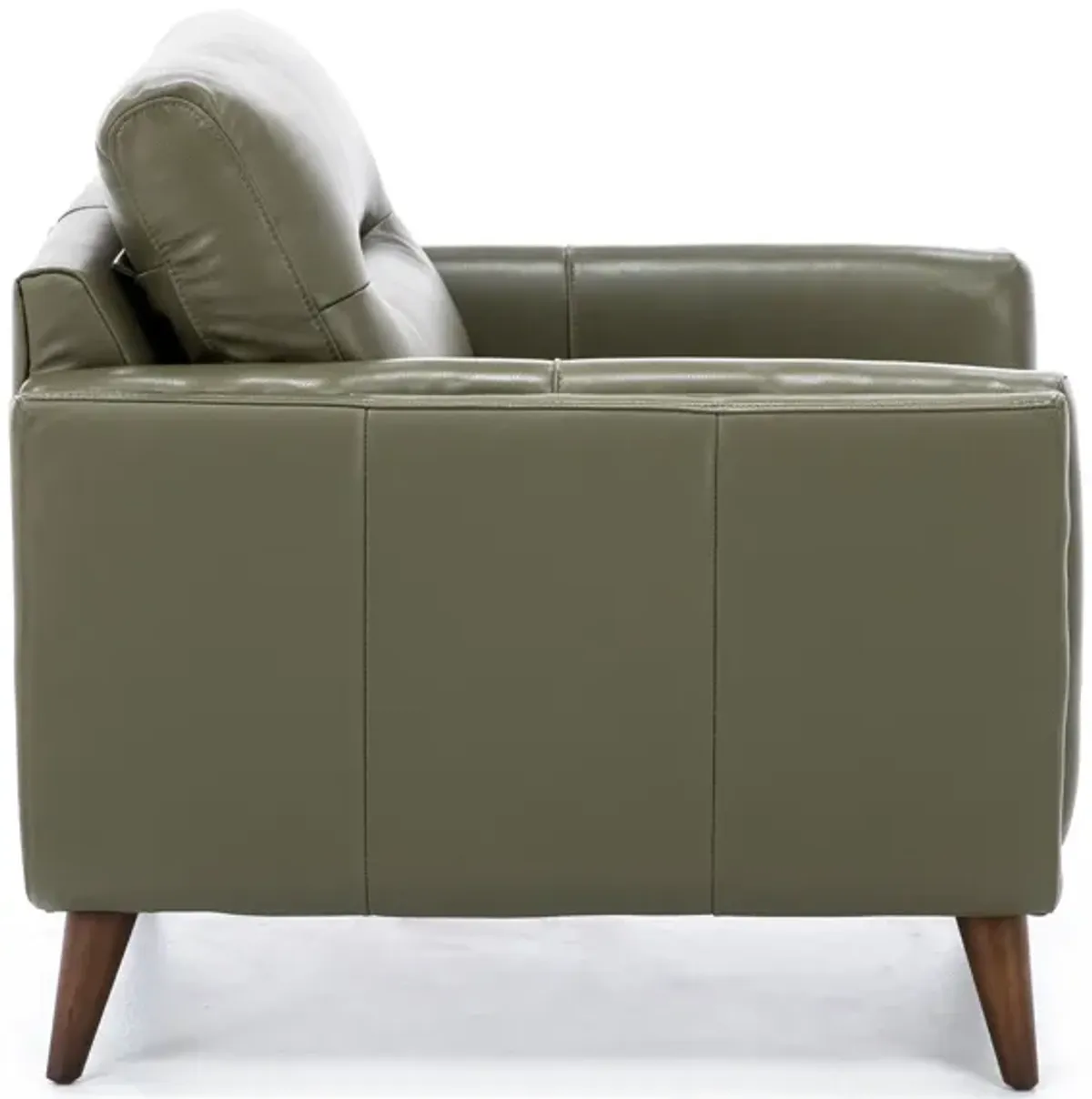 Naomi Leather Chair in Oregano