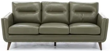 Naomi Leather Sofa in Oregano