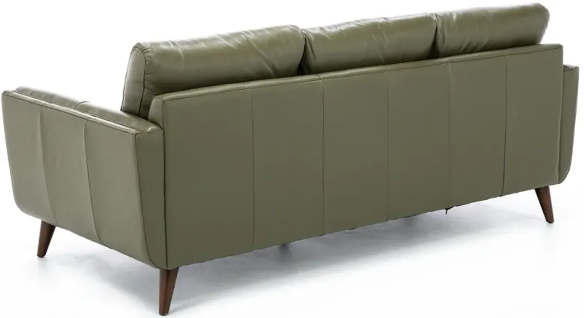 Naomi Leather Sofa in Oregano