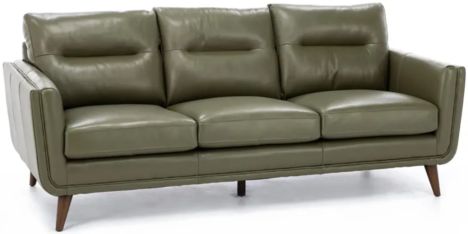 Naomi Leather Sofa in Oregano