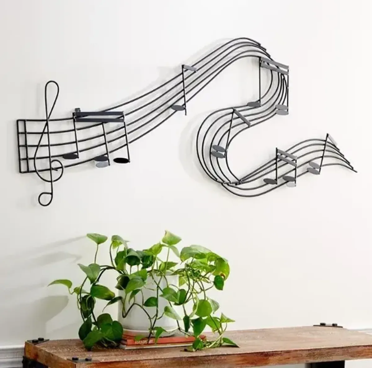 Musical Metal Wall Decor 49"W x 21"H