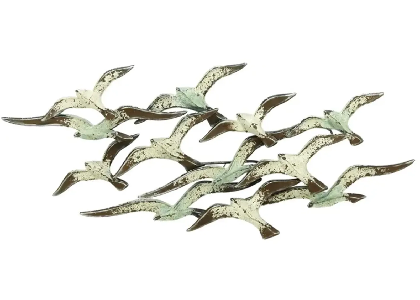 Metal Flock of Birds Wall Décor 48"W x 23"H