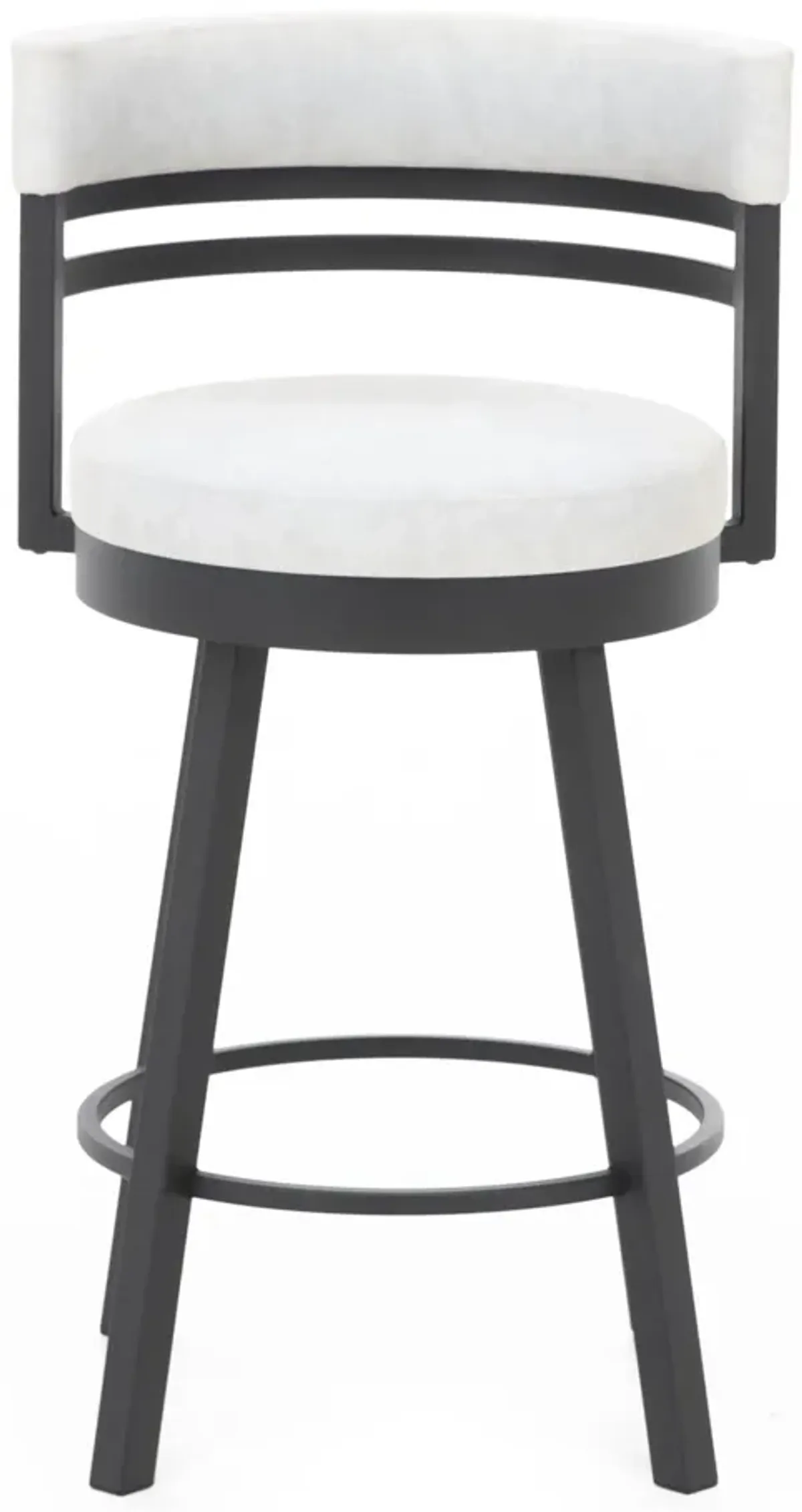 Ronny 26" Swivel Bar Stool - Black Coral / EV Limestone