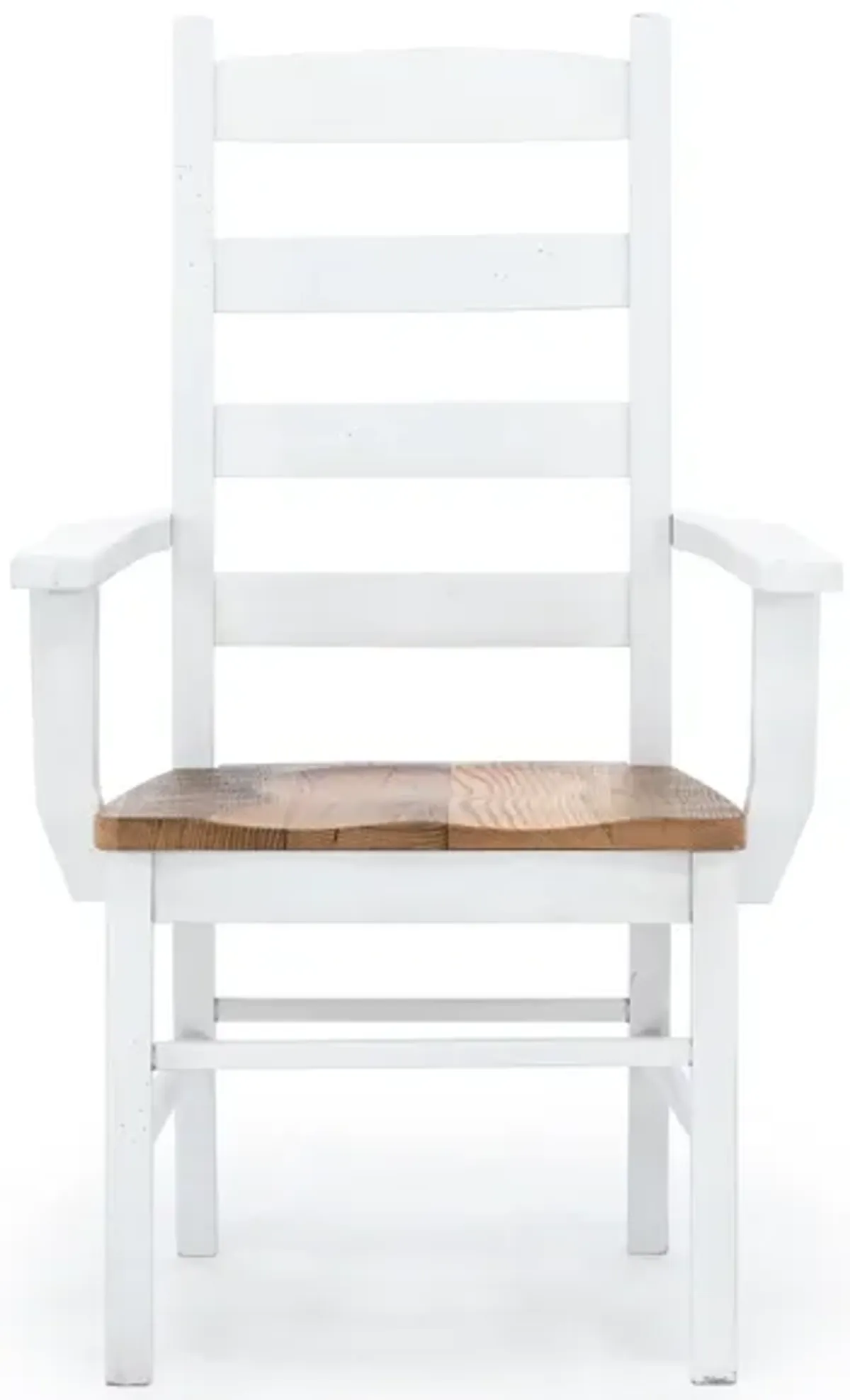 Daniels' Amish Ladderback Arm Chair Two Tone