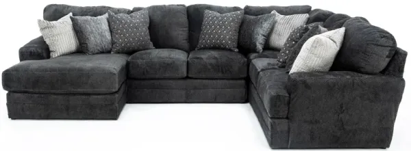 Snuggler 3-Pc. Sectional In Smoke Left-Facing In Smoke
