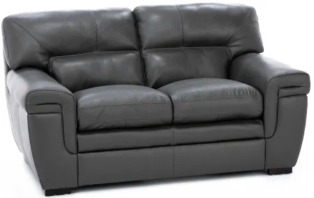 Levy Leather Loveseat