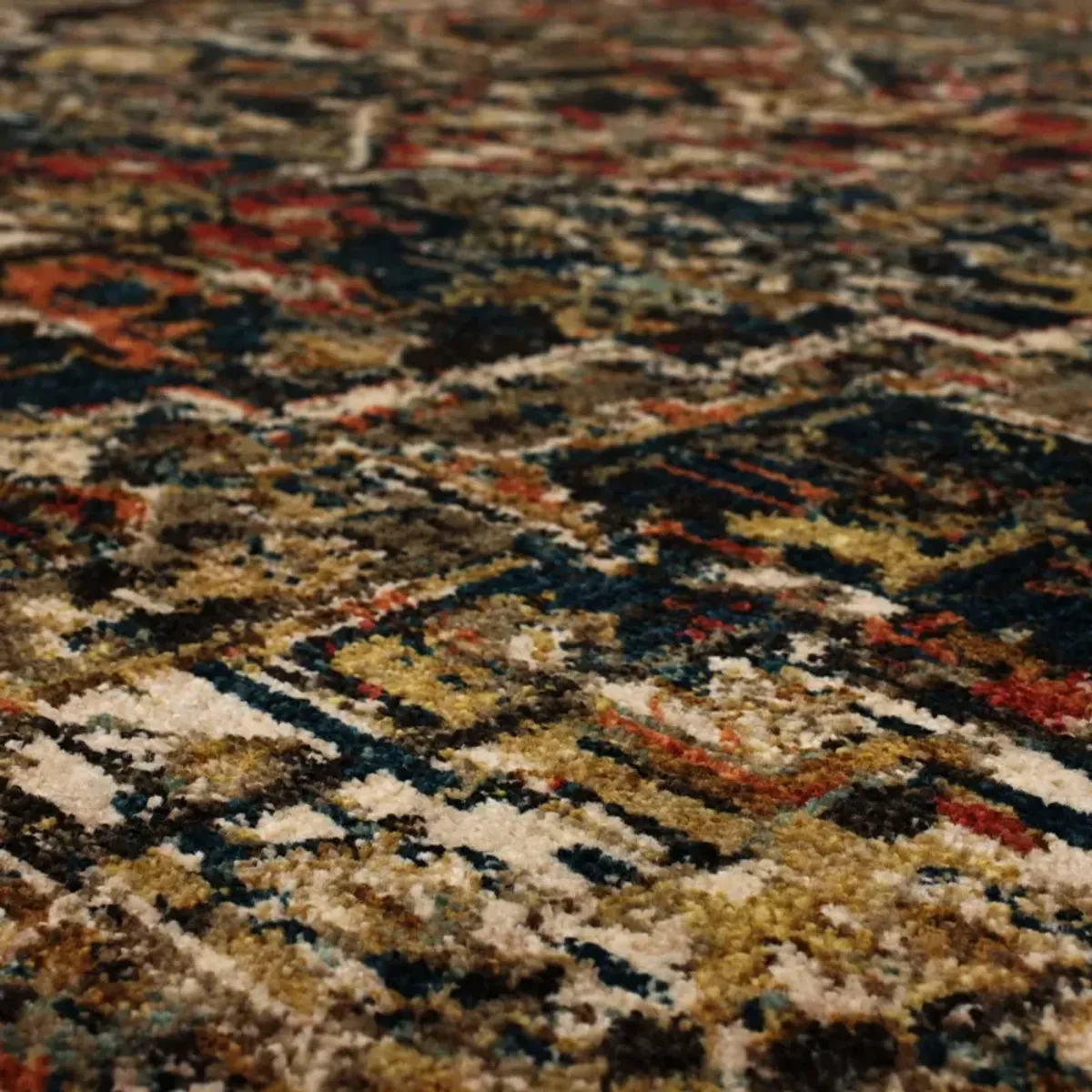 Spice Market Navy Area Rug 8'W x 11'L
