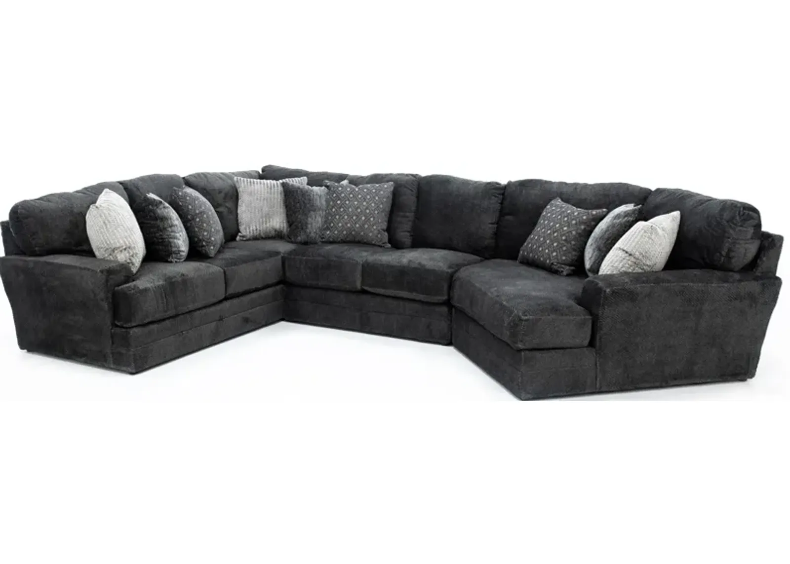 Snuggler Smoke 3-Pc. Sectional in Smoke