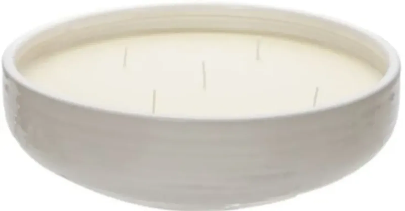 Vanilla Ivory Bowl Candle 12.5"W x 4"H