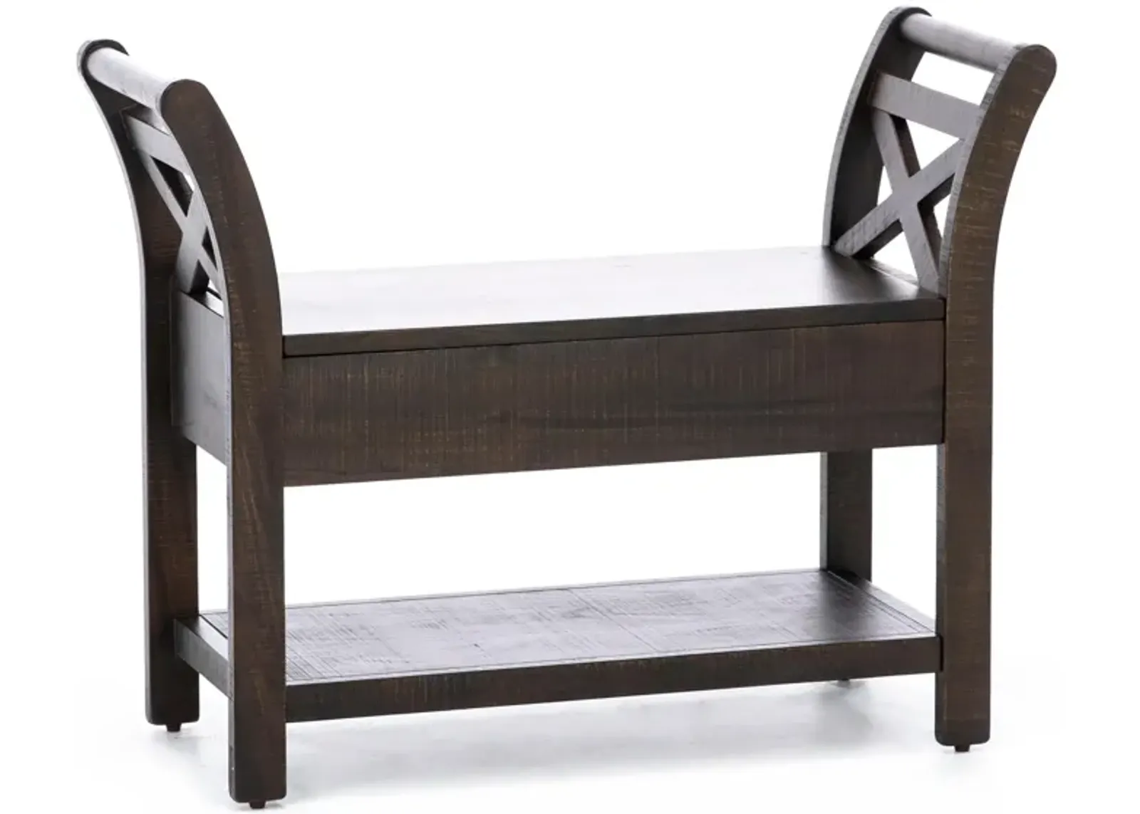 Heather Brown Storage Bench