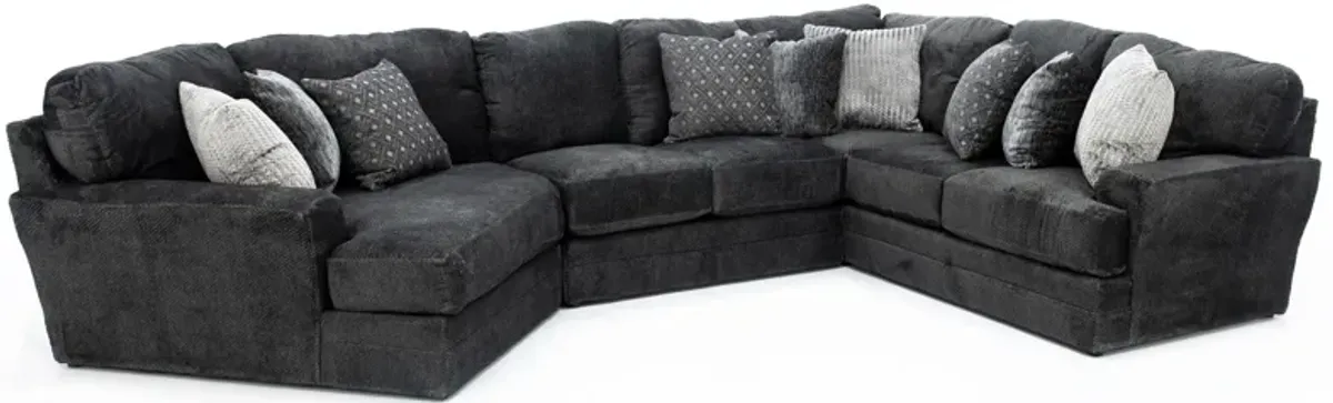 Snuggler 3 Pc. Sectional in Smoke