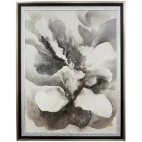 Neutral Flower Glam Framed Print 42"W x 54"L