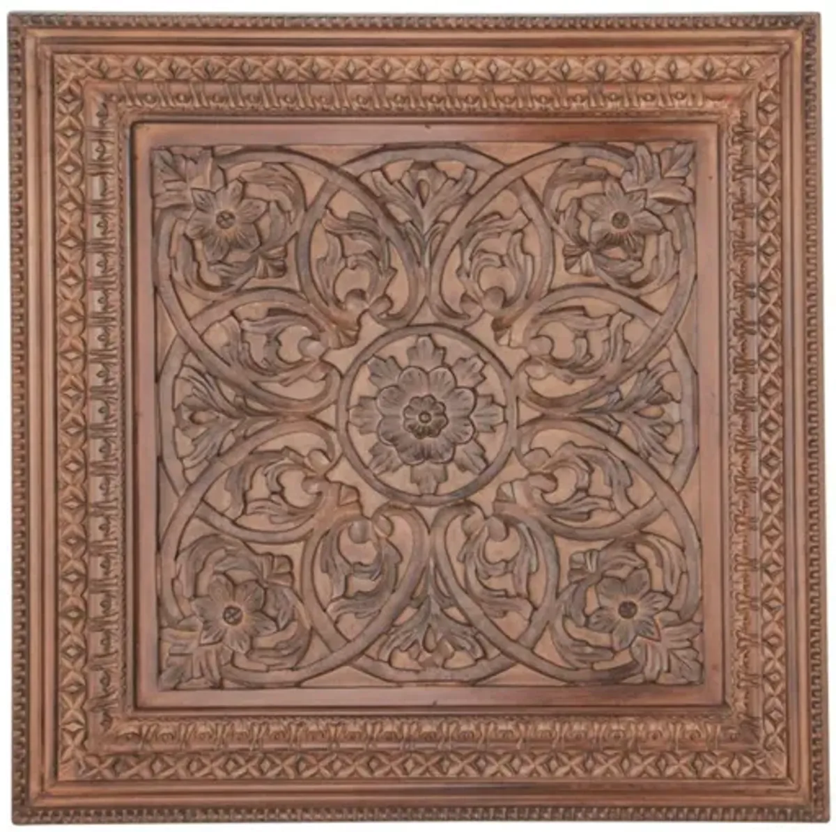 Wood Square Medallion Wall Décor 47"W x 47"H