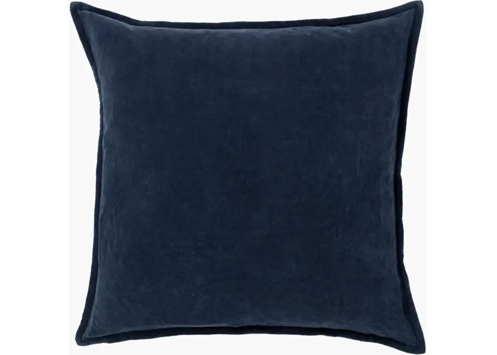 Navy Velvet Pillow 18"W x 18"H