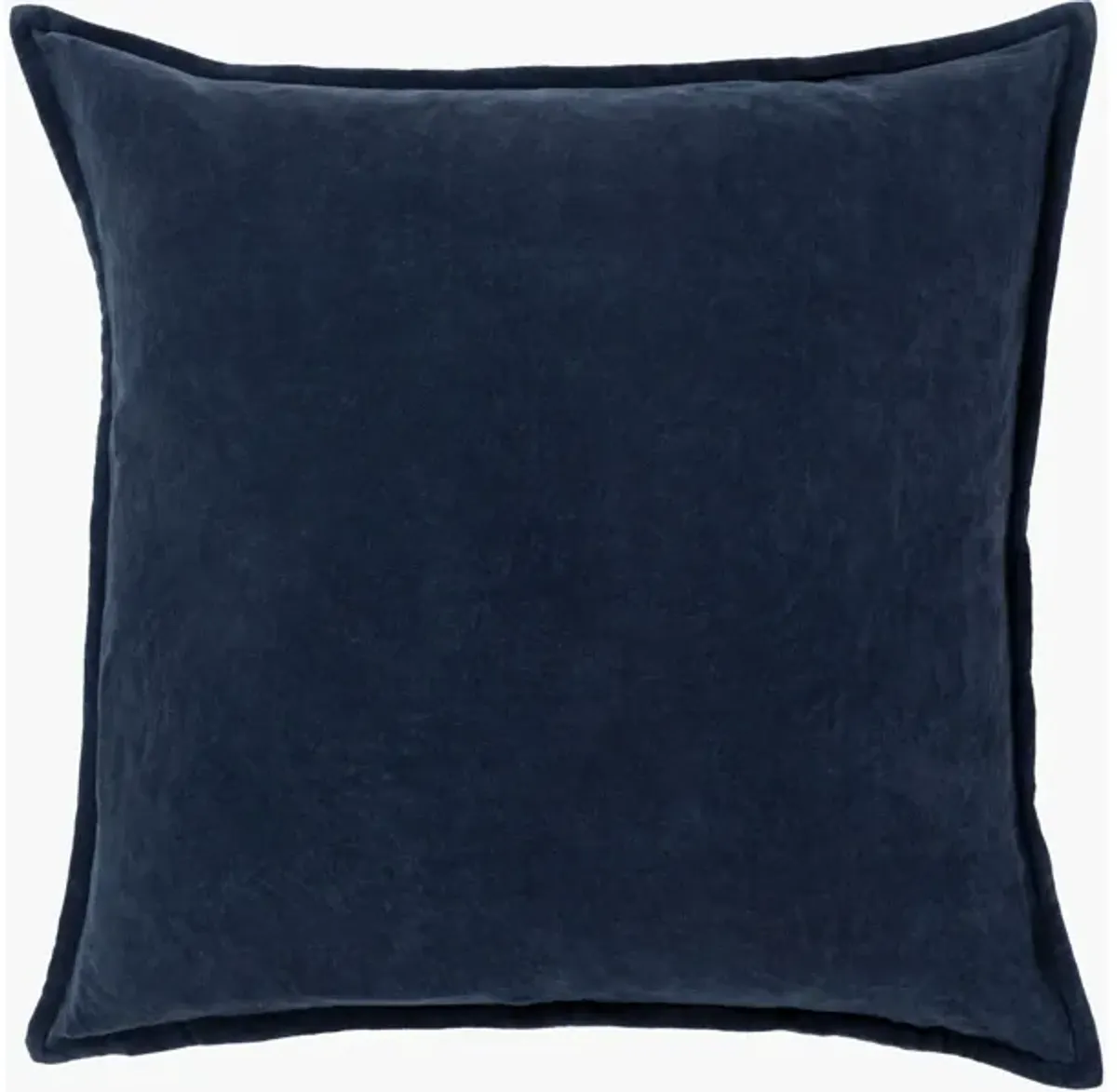 Navy Velvet Pillow 18"W x 18"H