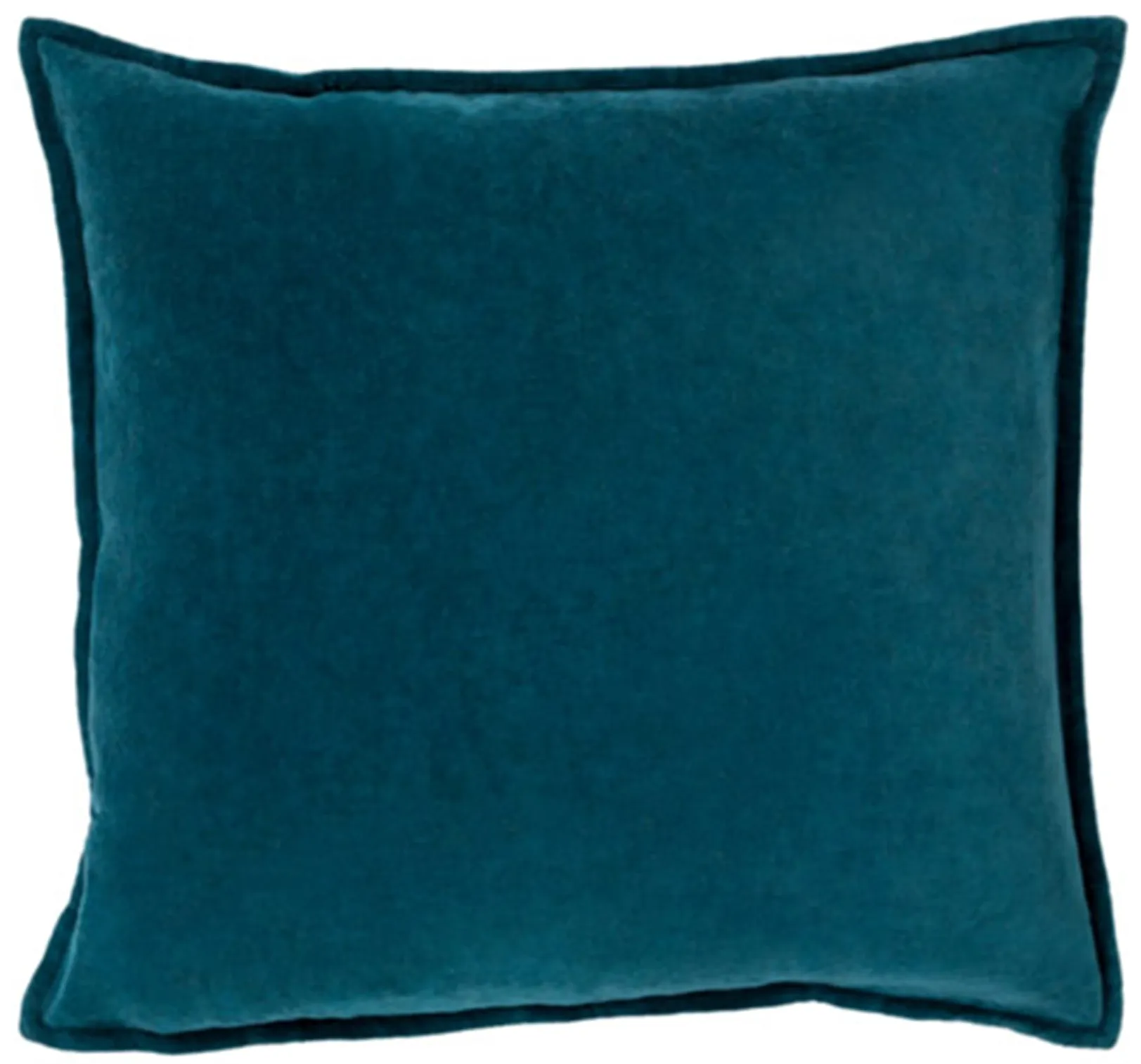 Teal Velvet Pillow 18"W x 18"H