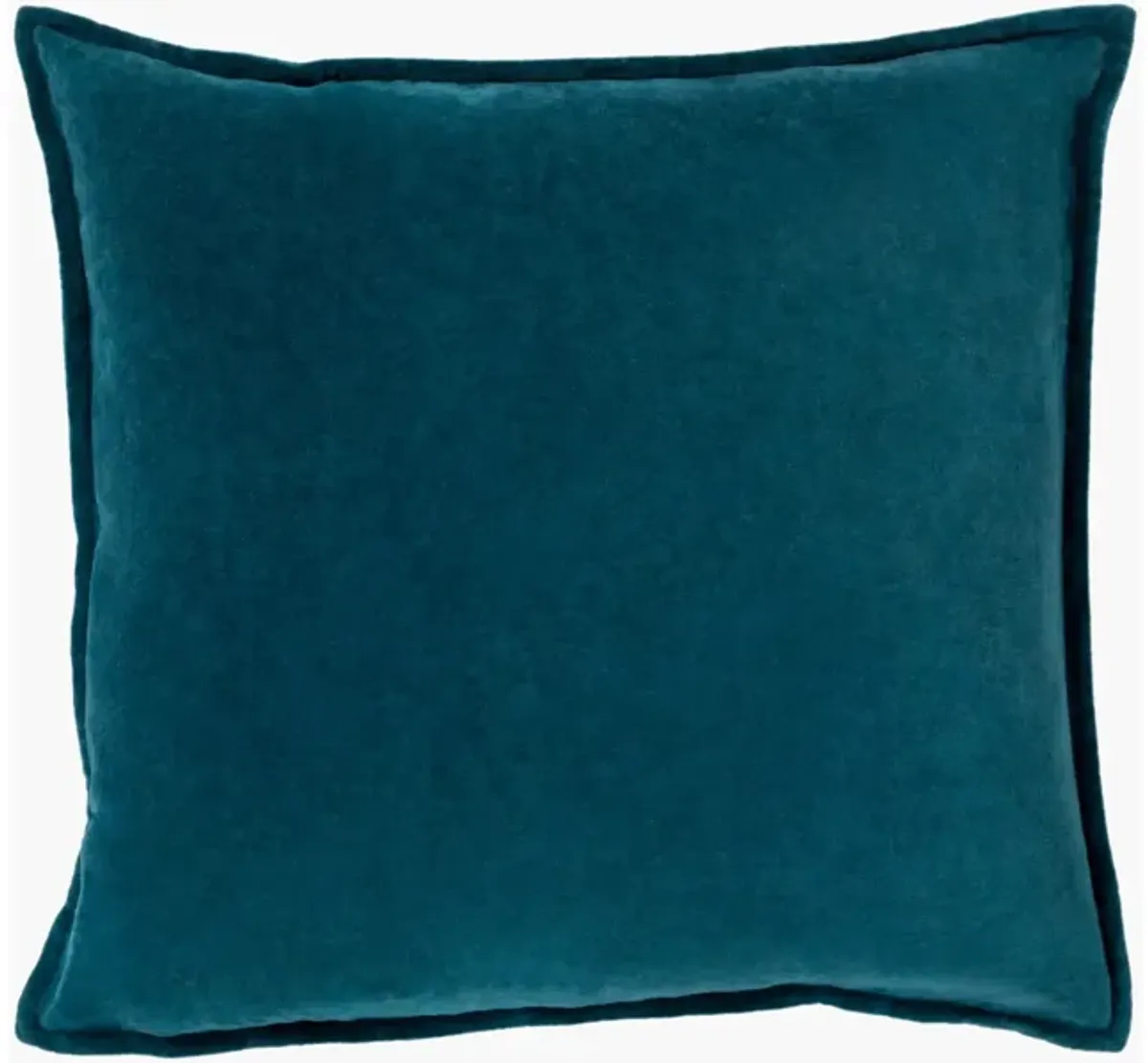 Teal Velvet Pillow 18"W x 18"H