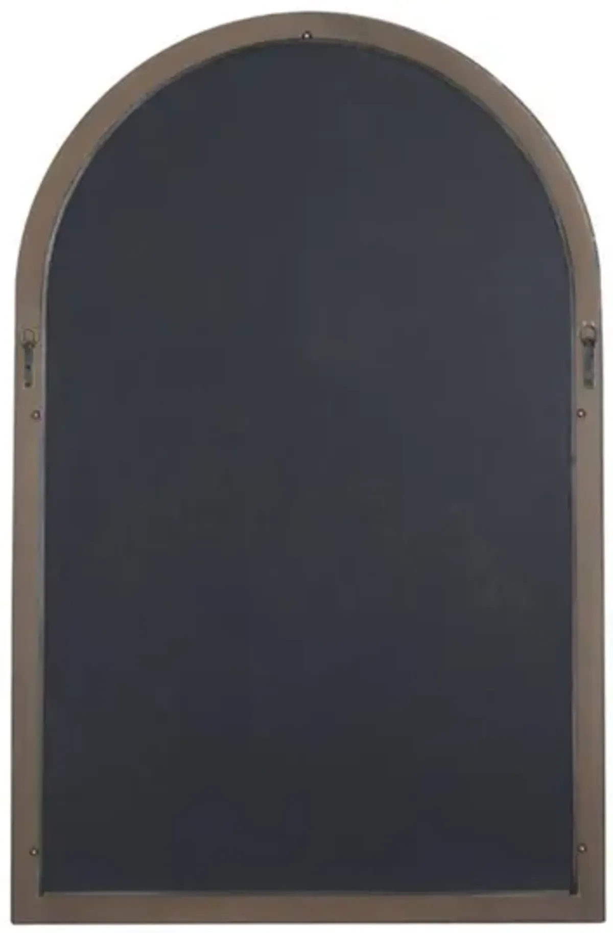 Wood and Metal Farmhouse Arch Mirror 33"W x 51"H