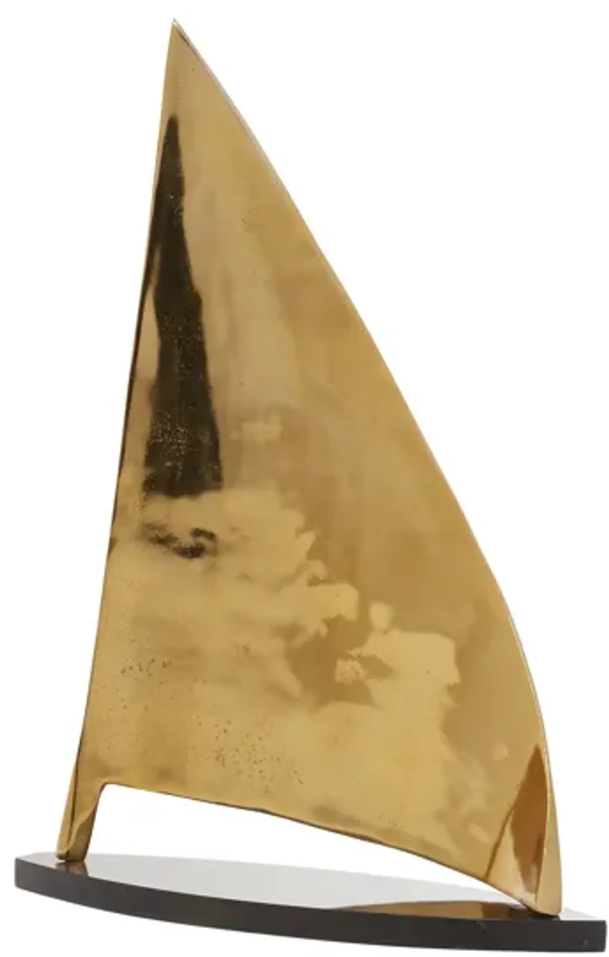 Large Gold Metal Sailboat 18"W x 24"H