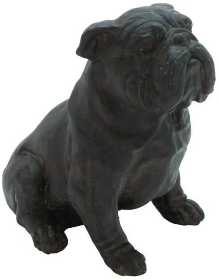 Bulldog Statue 10"W x 11"H