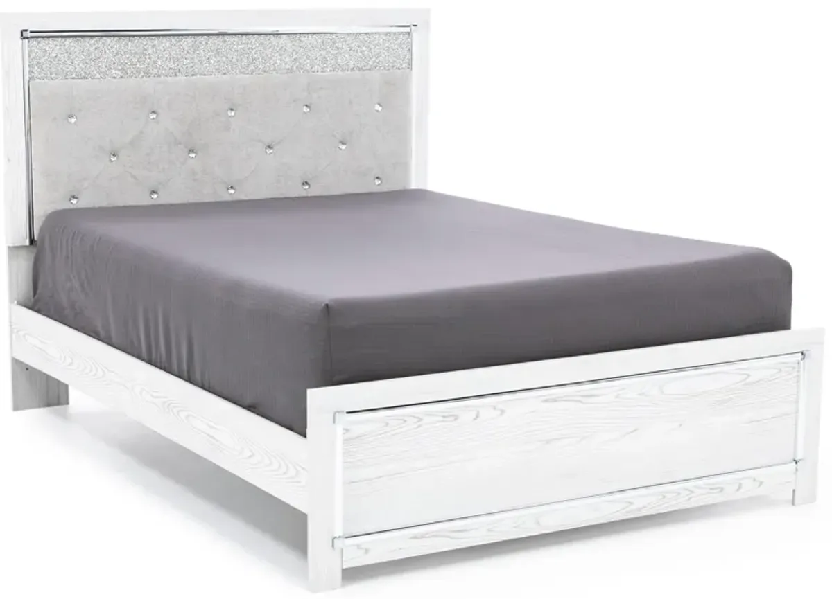 Alexa Queen Upholestered Panel Bed