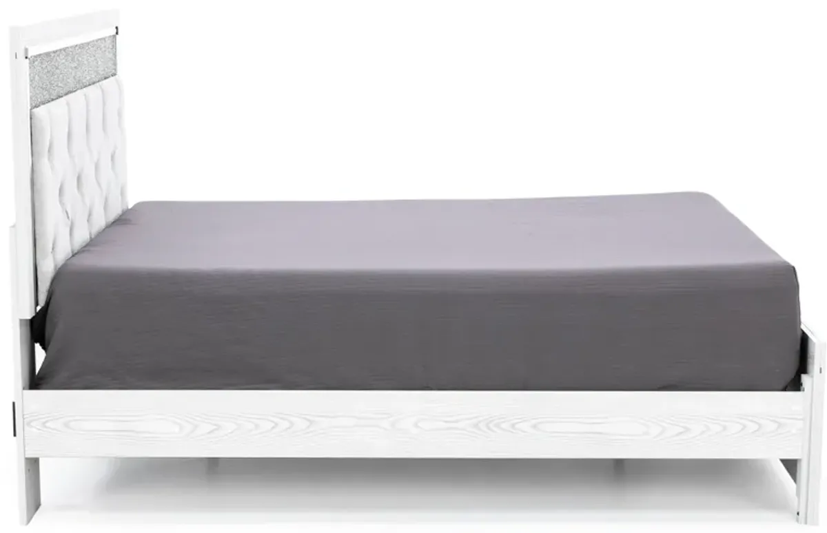 Alexa King Upholestered Panel Bed