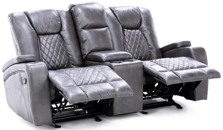 Applause Gliding Reclining Console Loveseat