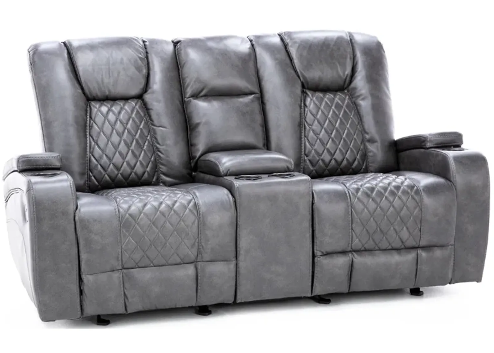 Applause Gliding Reclining Console Loveseat