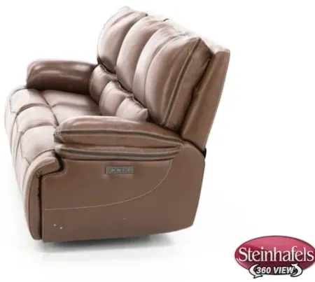 Sherman Leather Power Headrest Reclining Sofa