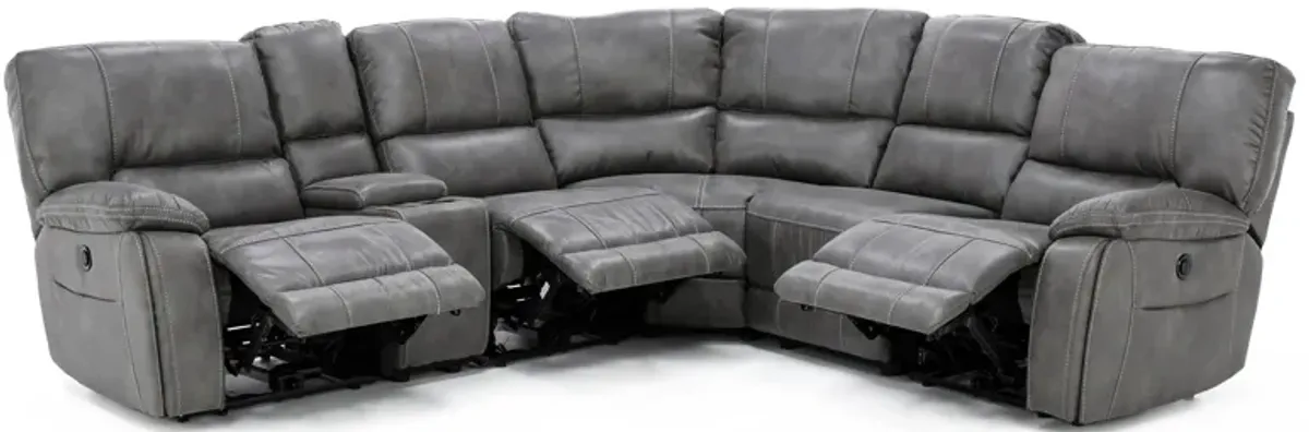 Turnkey 6-Pc Power Reclining Modular