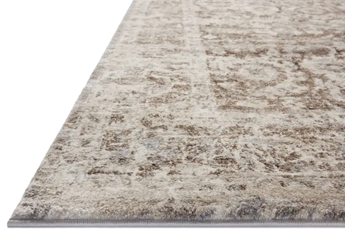 Theory Mocha/Natural Area Rug 5'W x 7'8"L